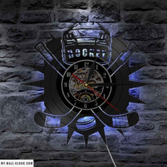 Hockey Vinyl Clock My Wall Clock
