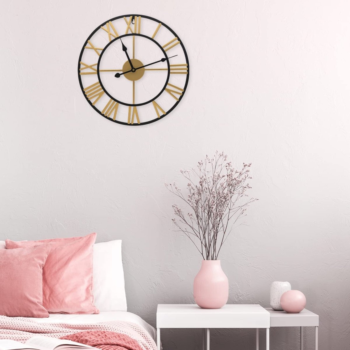 Industrial Clock Gold My Wall Clock