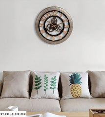 Industrial Clock Large Tire My Wall Clock