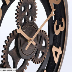 Industrial Clock Large Tire My Wall Clock