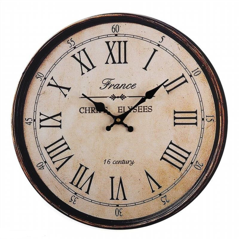 Industrial Clock Old France My Wall Clock