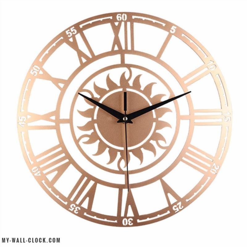 Industrial Clock Sun My Wall Clock