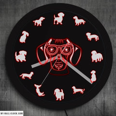 LED Clock Dog My Wall Clock