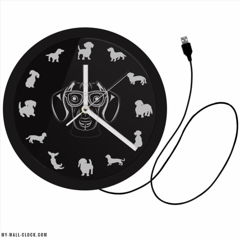 LED Clock Dog My Wall Clock
