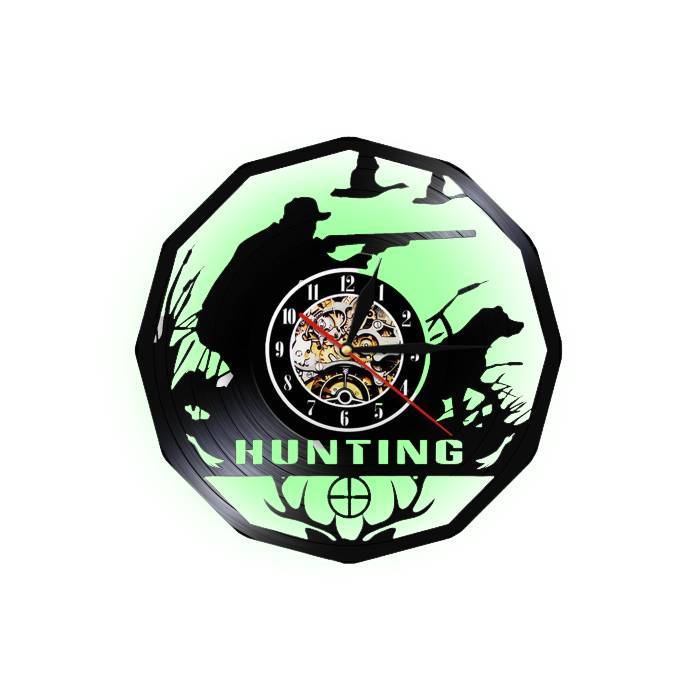 LED Clock Good Hunter My Wall Clock