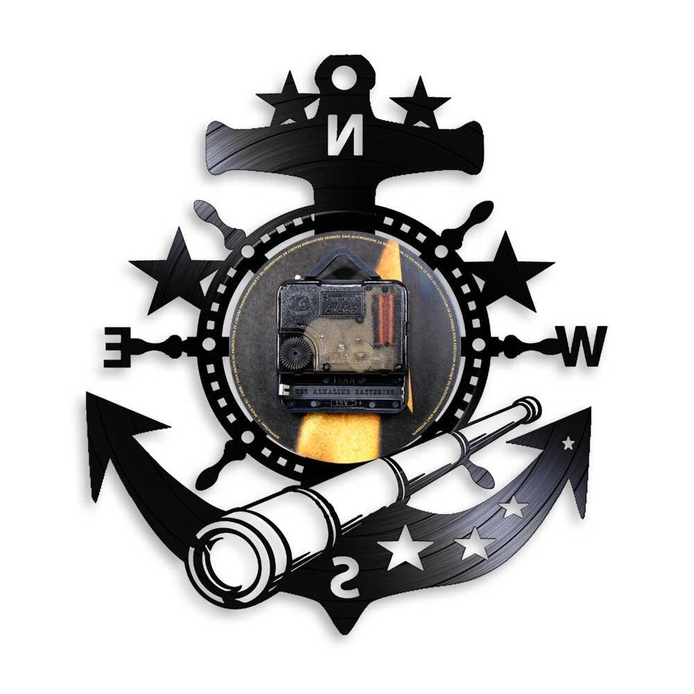 LED Clock Ship Anchor My Wall Clock