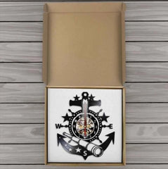 LED Clock Ship Anchor My Wall Clock