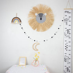 Lion's Mane Straw Wall Decor My Wall Clock