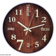 Luminous Clock Elegant Design My Wall Clock