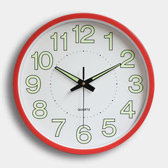 Luminous Clock Shiny Metal My Wall Clock