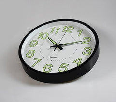 Luminous Clock Shiny Metal My Wall Clock