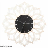 Metal Clock White Gold My Wall Clock