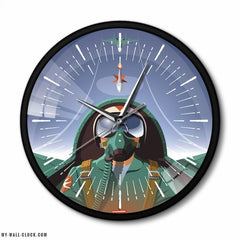 Metal Fighter Pilot Clock My Wall Clock