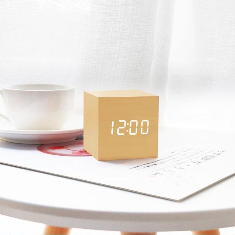 Mini Digital Cube Alarm Clock My Wall Clock