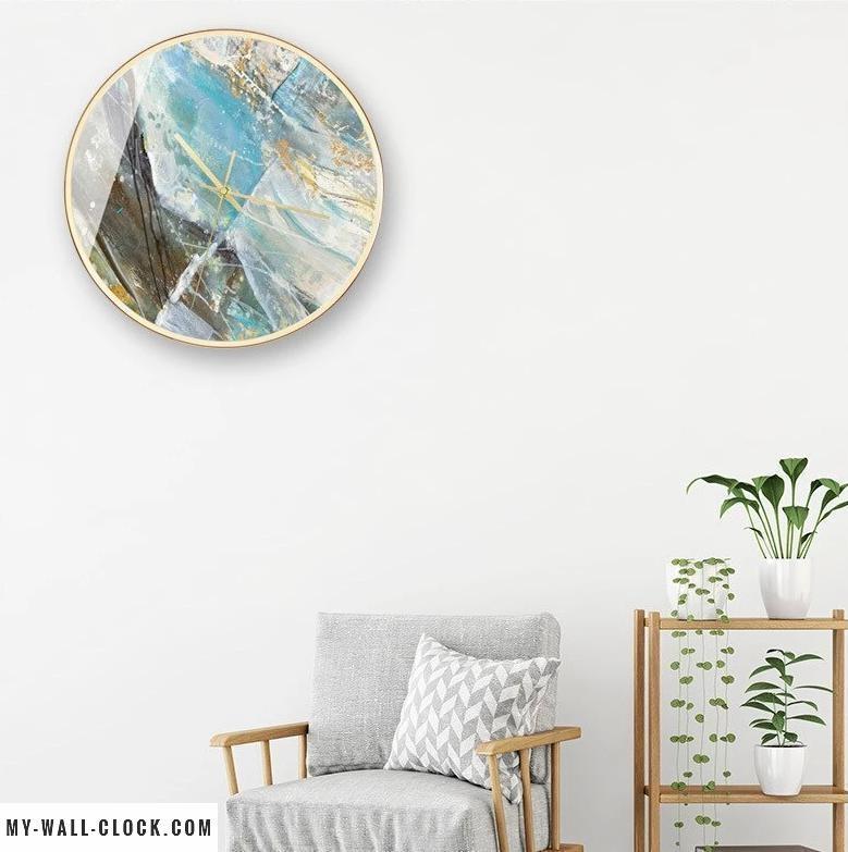 Modern Clock Abstract Style My Wall Clock