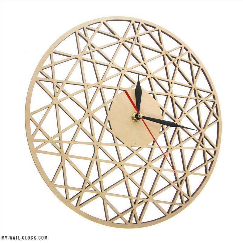 Modern Clock Geometrical Drawings My Wall Clock