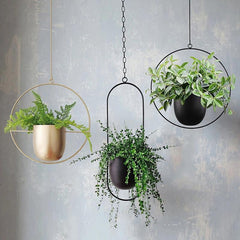 Modern Hanging Vase Holder My Wall Clock