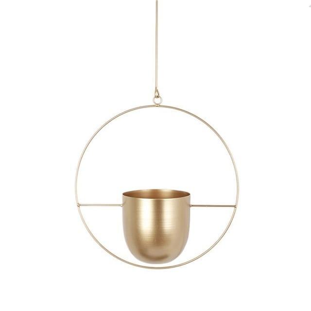 Modern Hanging Vase Holder My Wall Clock