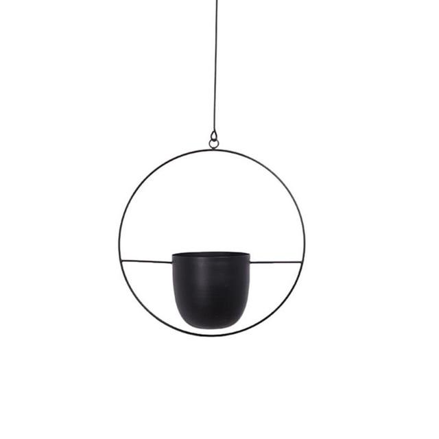 Modern Hanging Vase Holder My Wall Clock