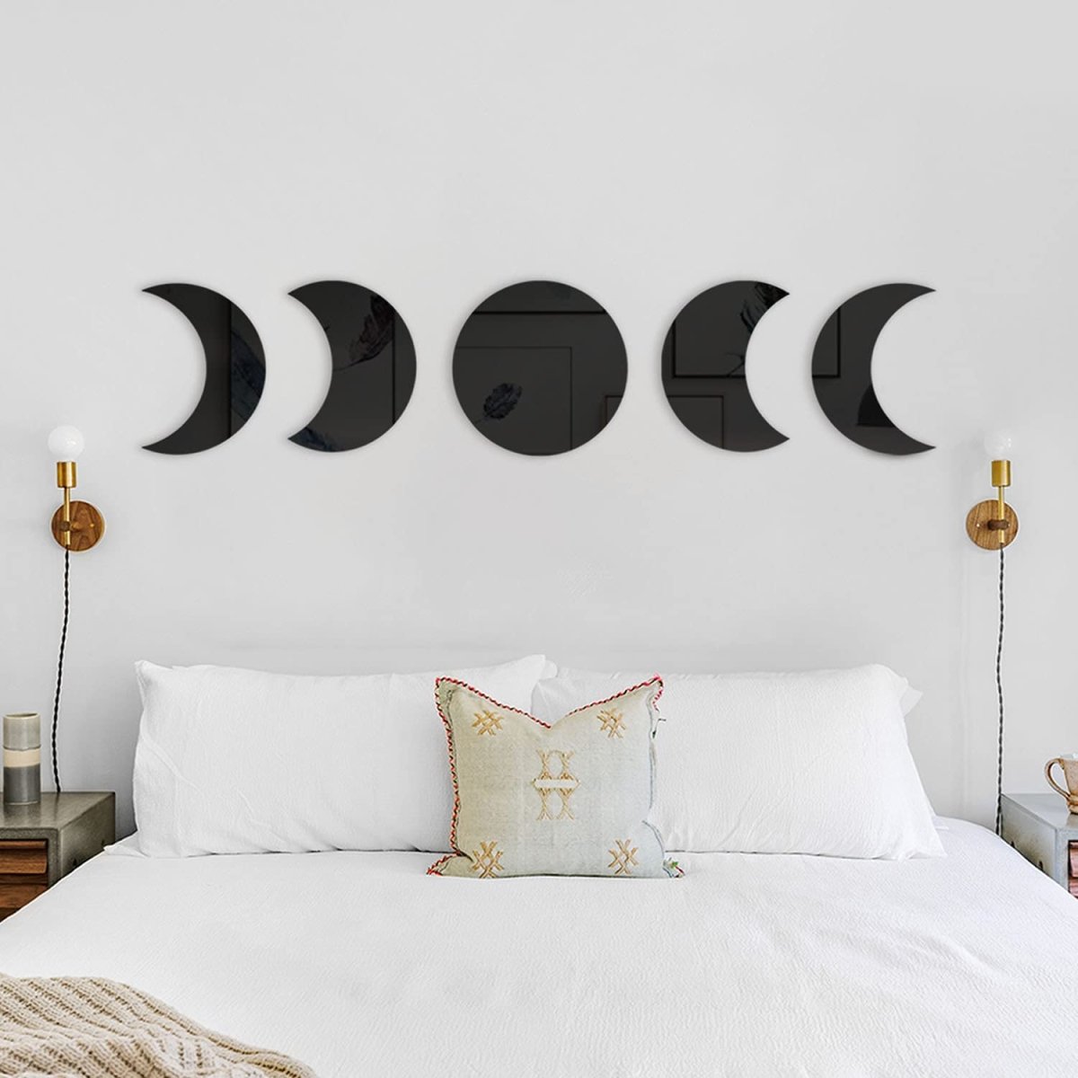 Moon Phase Mirror Set My Wall Clock