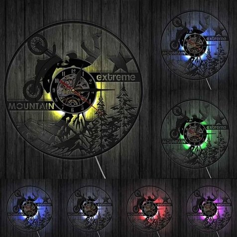 Motocross LED Clock My Wall Clock