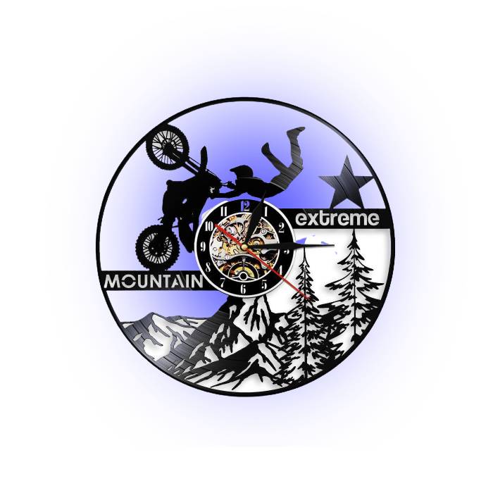 Motocross LED Clock My Wall Clock