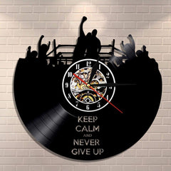 Never Give Up LED Clock My Wall Clock