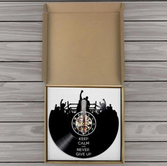 Never Give Up LED Clock My Wall Clock