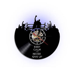 Never Give Up LED Clock My Wall Clock
