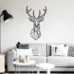 Origami Deer Wall Sticker My Wall Clock