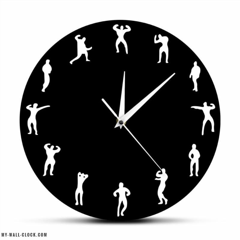 Original Bodybuilding Clock My Wall Clock