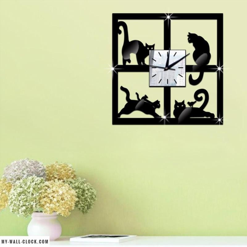 Original Clock Black Cats My Wall Clock