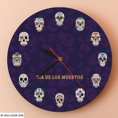 Original Clock Dia De Los Muertos My Wall Clock