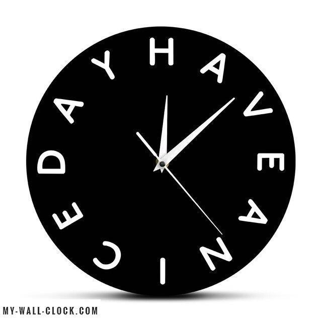 Original Clock Good day My Wall Clock