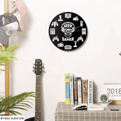 Original Clock Skull Gamer My Wall Clock