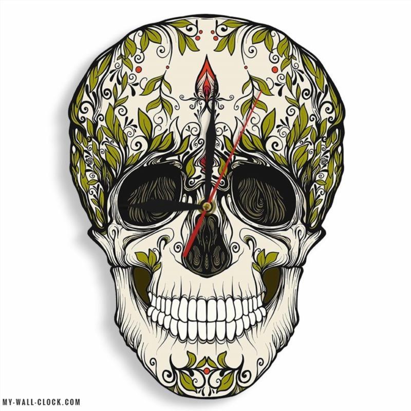Original Fancy Skull Clock My Wall Clock