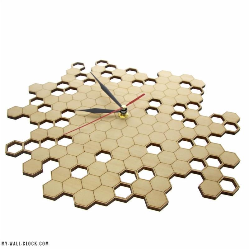 Original Honeycomb Clock My Wall Clock