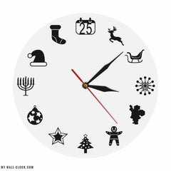 Original It's Christmas Clock My Wall Clock