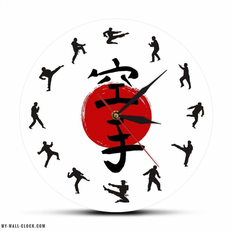 Original Japanese Martial Arts Clock My Wall Clock