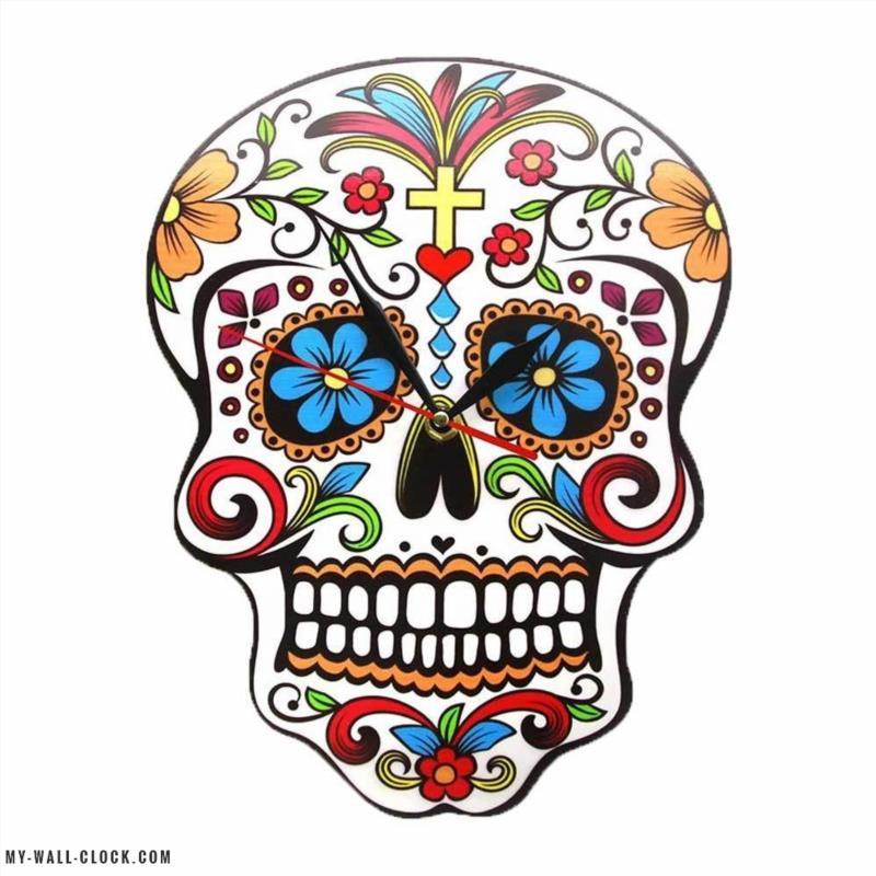 Original Mexican Skull Clock My Wall Clock