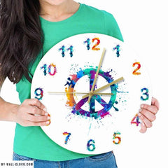 Original Peace & Love Clock My Wall Clock