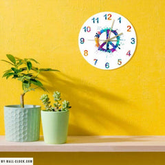 Original Peace & Love Clock My Wall Clock