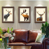 Original Scandinavian Deer Wall Art My Wall Clock