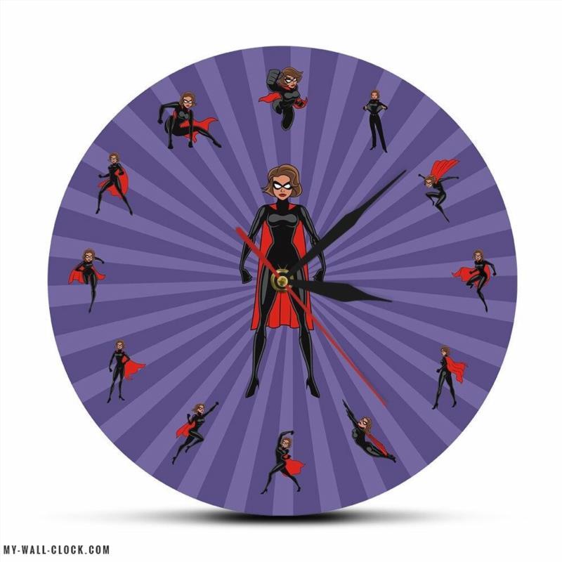 Original Super Mommy Clock My Wall Clock