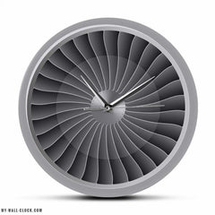 Original Turbine Design Clock My Wall Clock