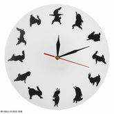 Original Yoga Rabbit Clock My Wall Clock
