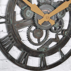 Oxidized Gears Wall Clock My Wall Clock