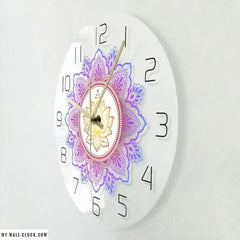 Pink Flower Wall Clock My Wall Clock
