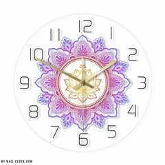 Pink Flower Wall Clock My Wall Clock
