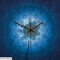 Pink Flower Wall Clock My Wall Clock